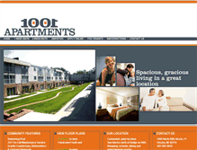 Tablet Screenshot of 1001apartments.com